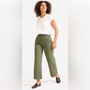 Everlane Size 8 Wide-Leg Crop Pant